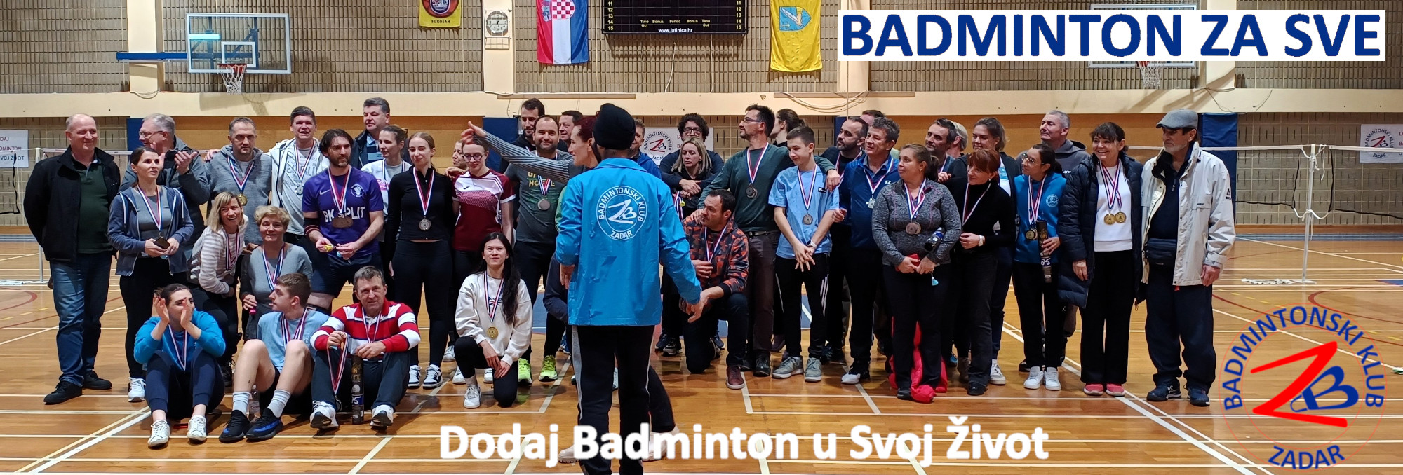 “Badminton Club Zadar Hosts Successful Winter Edition of ‘Badminton za Sve'”